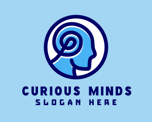 Human Mind Neuroscience  logo design