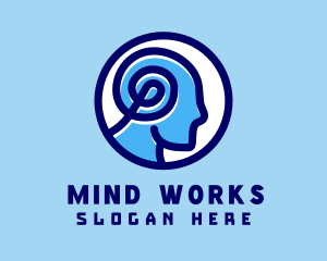 Human Mind Neuroscience  logo design