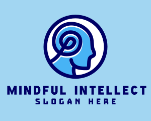 Human Mind Neuroscience  logo design