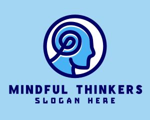 Human Mind Neuroscience  logo design