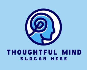 Human Mind Neuroscience  logo design