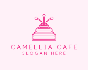 Birthday Cake Dessert logo design