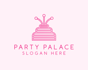 Birthday Cake Dessert logo design