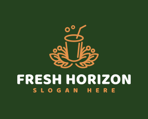 Fresh Orange Juice Drink logo