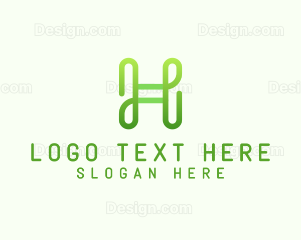 Modern Creative Gradient Letter H Logo