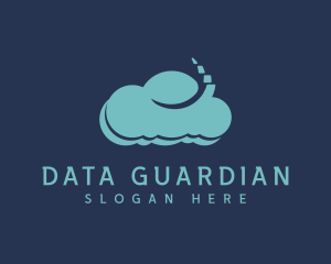 Digital Programming Cloud logo design