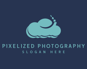 Digital Programming Cloud logo design