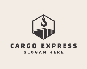 Freight Container Shipping  logo design