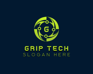 Cyber Tech Developer logo design