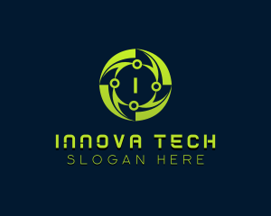 Cyber Tech Developer logo design