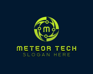 Cyber Tech Developer logo design