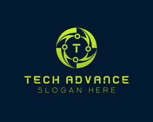 Cyber Tech Developer logo design