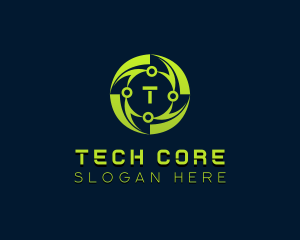 Cyber Tech Developer logo design