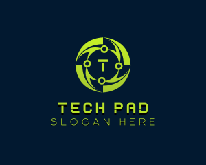 Cyber Tech Developer logo design