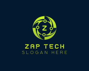 Cyber Tech Developer logo design