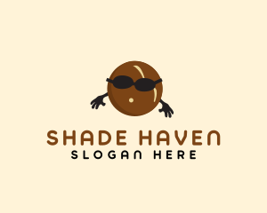 Shiny Coconut Sunglasses logo design