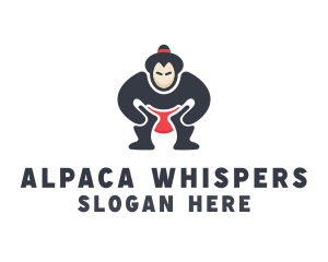 Japan Sumo Wrestler logo design