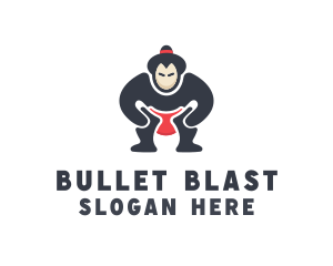 Japan Sumo Wrestler logo design