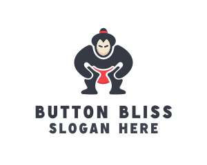 Japan Sumo Wrestler logo design