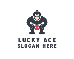 Japan Sumo Wrestler logo design