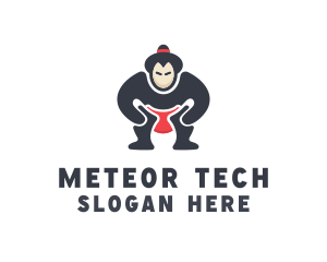 Japan Sumo Wrestler logo design