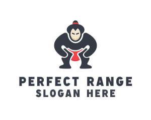 Japan Sumo Wrestler logo design