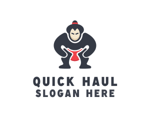 Japan Sumo Wrestler logo design