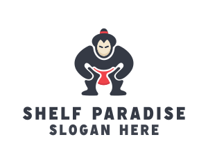 Japan Sumo Wrestler logo design