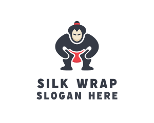 Japan Sumo Wrestler logo design