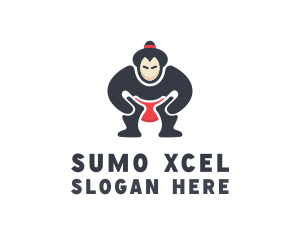 Japan Sumo Wrestler logo