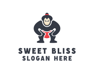 Japan Sumo Wrestler logo design