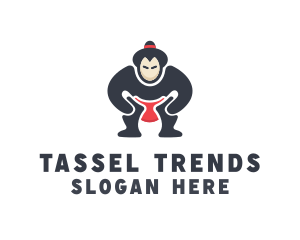 Japan Sumo Wrestler logo design