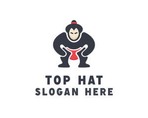 Japan Sumo Wrestler logo design