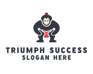 Japan Sumo Wrestler logo design