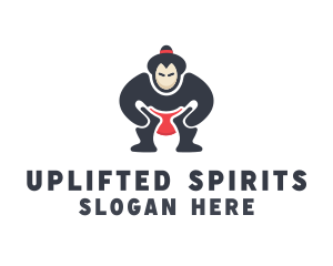 Japan Sumo Wrestler logo design