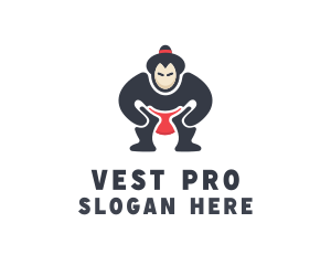 Japan Sumo Wrestler logo design