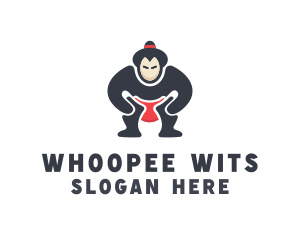 Japan Sumo Wrestler logo design