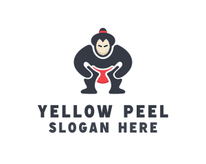 Japan Sumo Wrestler logo design