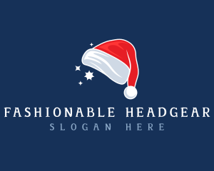 Christmas Santa Hat logo design