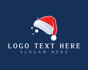 Headgear - Christmas Santa Hat logo design