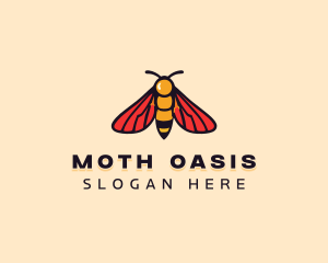 Butterfly Moth Insect logo design