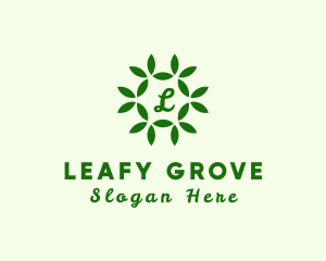 Organic Leaf Wellness Spa logo design