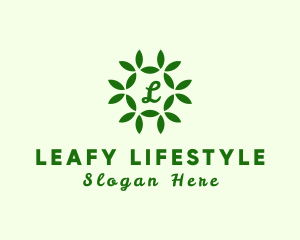 Organic Leaf Wellness Spa logo design