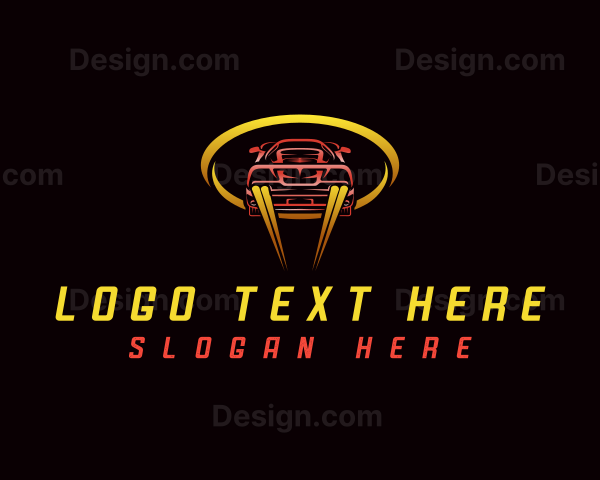 Sports Car Drag Racing Logo