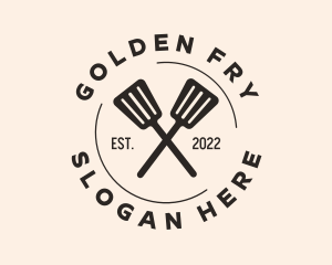 Restaurant Cooking Spatula logo design