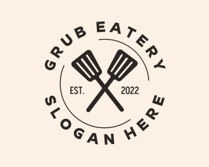 Restaurant Cooking Spatula logo design