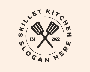 Restaurant Cooking Spatula logo design