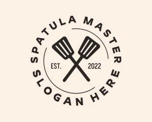 Restaurant Cooking Spatula logo design