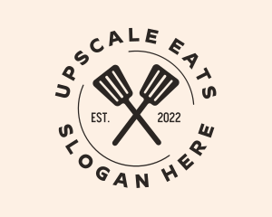 Restaurant Cooking Spatula logo design