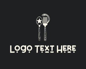 Celestial Fork Spoon logo